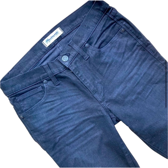 Women’s Madewell Black Jeans Busted Knee Size 27 NWOT - Picture 3 of 8